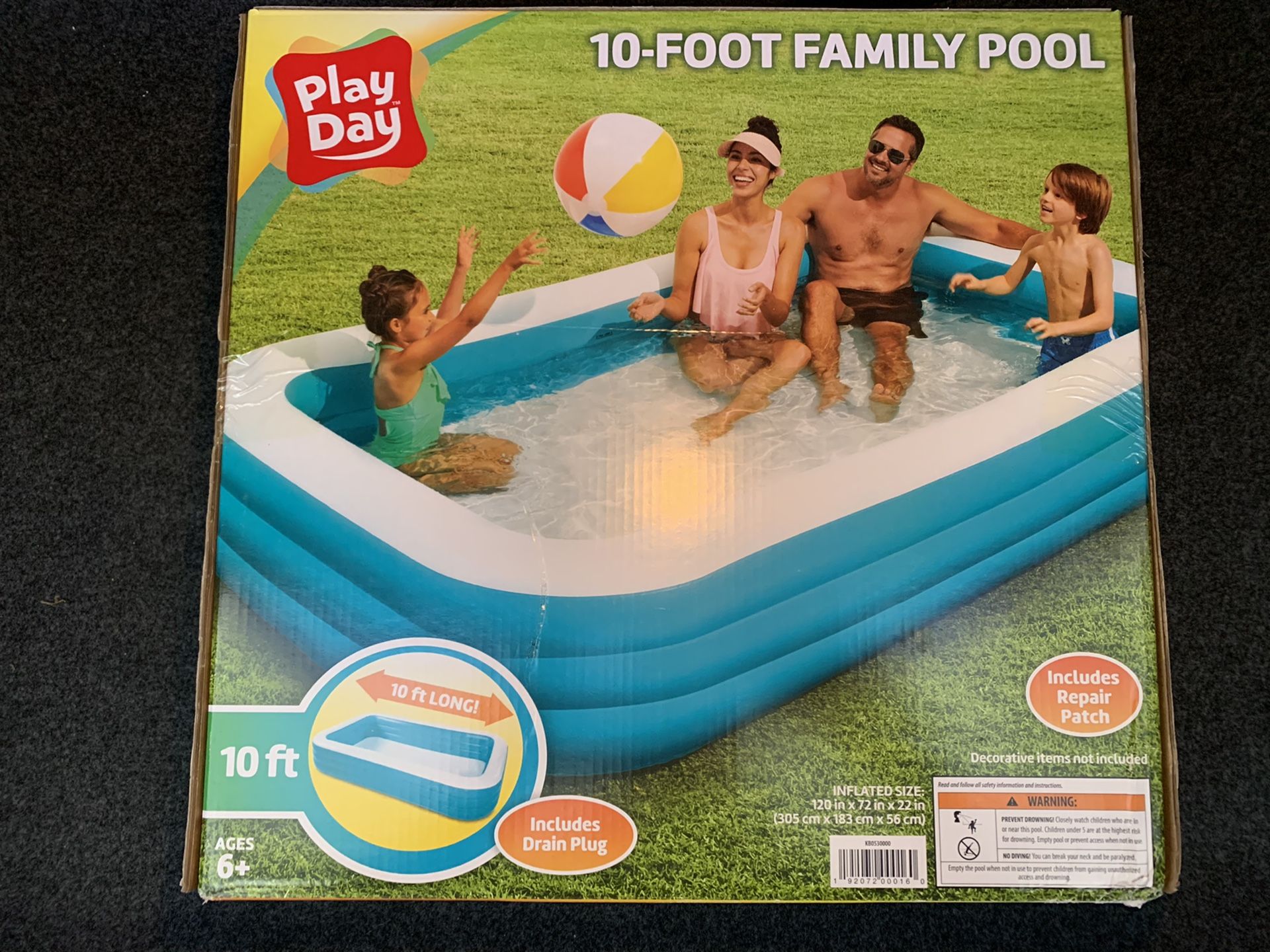 Play Day Rectangular Pool
