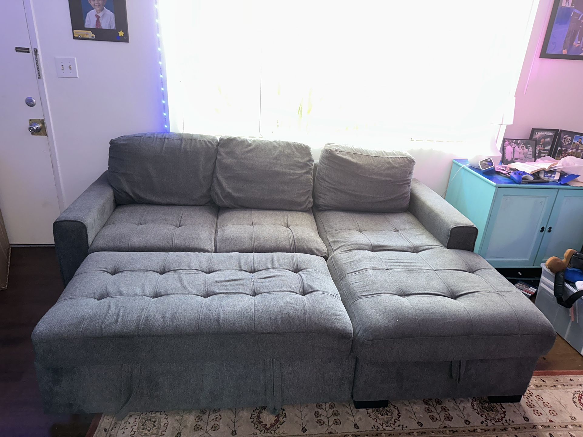 Sofa Sleeper Queen Size with Storage