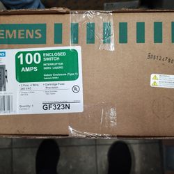 100 Amp 3 Pole 240 Volt Non Fused Disconnect Indoor