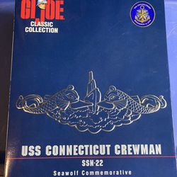 VINTAGE GI JOE  - CLASSIC SEAWOLF USS CONNECTICUT  SSN-22 HASBRO 1998