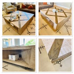 Solid Hardwood Coffee Table
