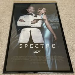 James Bond 007 Spectre Framed Poster 24x36 - Daniel Craig & Léa Seydoux