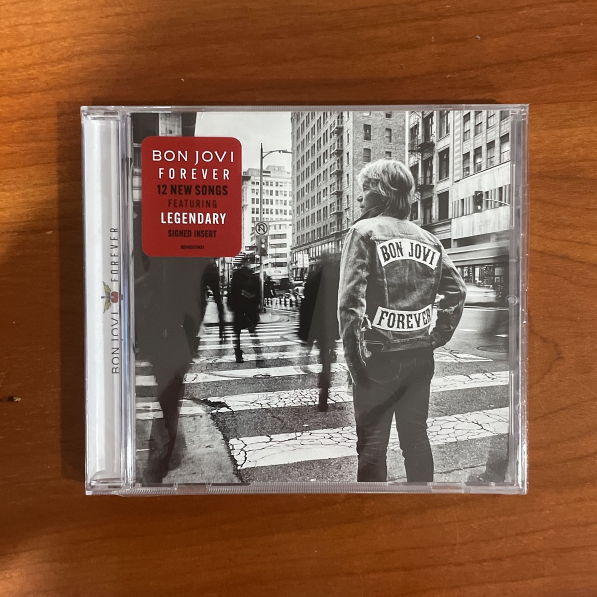Bon Jovi Signed CD FOREVER NEW