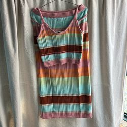 Skirt and top set
