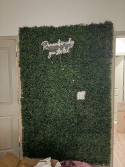 Green grass panels