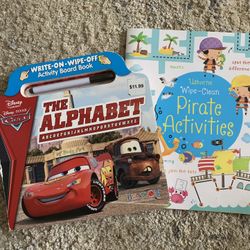 Kids Dry Erase Writing & Activity Books