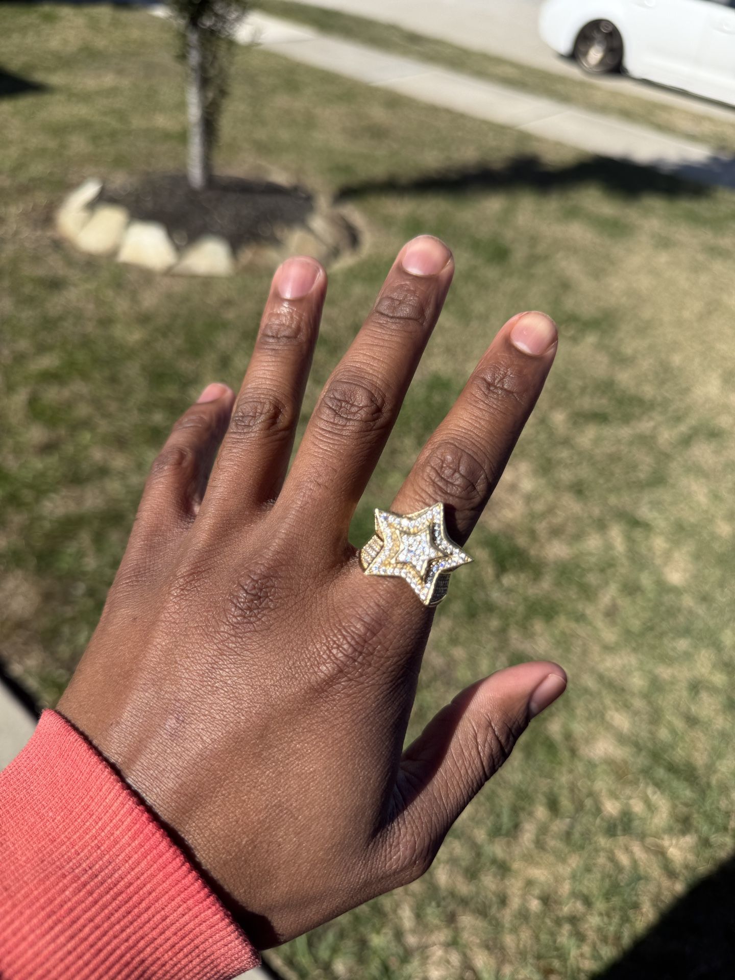 GOLD STAR RING
