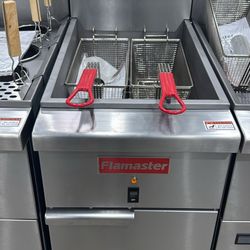 🔥NSF Flamaster 50 lb Commercial Electric Floor Fryer NEW
