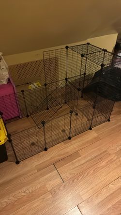 Guinea pig or rabbit cage