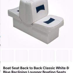 Boat seat: Still In Box