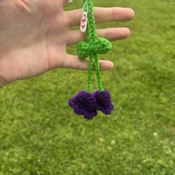 Crochet Lily Of The Valley Car Hanger