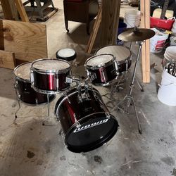 Ludwig Accent CS Combo Wine Red Junior Kit (GOOD CONDITION)