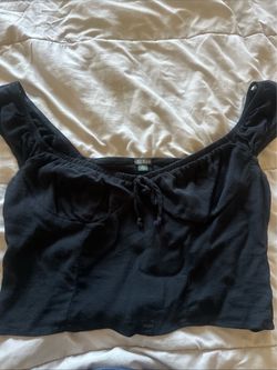 Wild Fable Black Crop Top size M