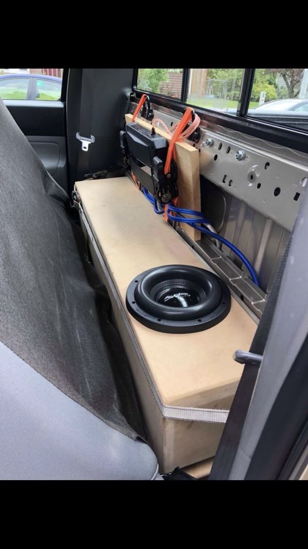 Custom Ported Sub Box Regular Standard Cab Pickup Truck Way better then