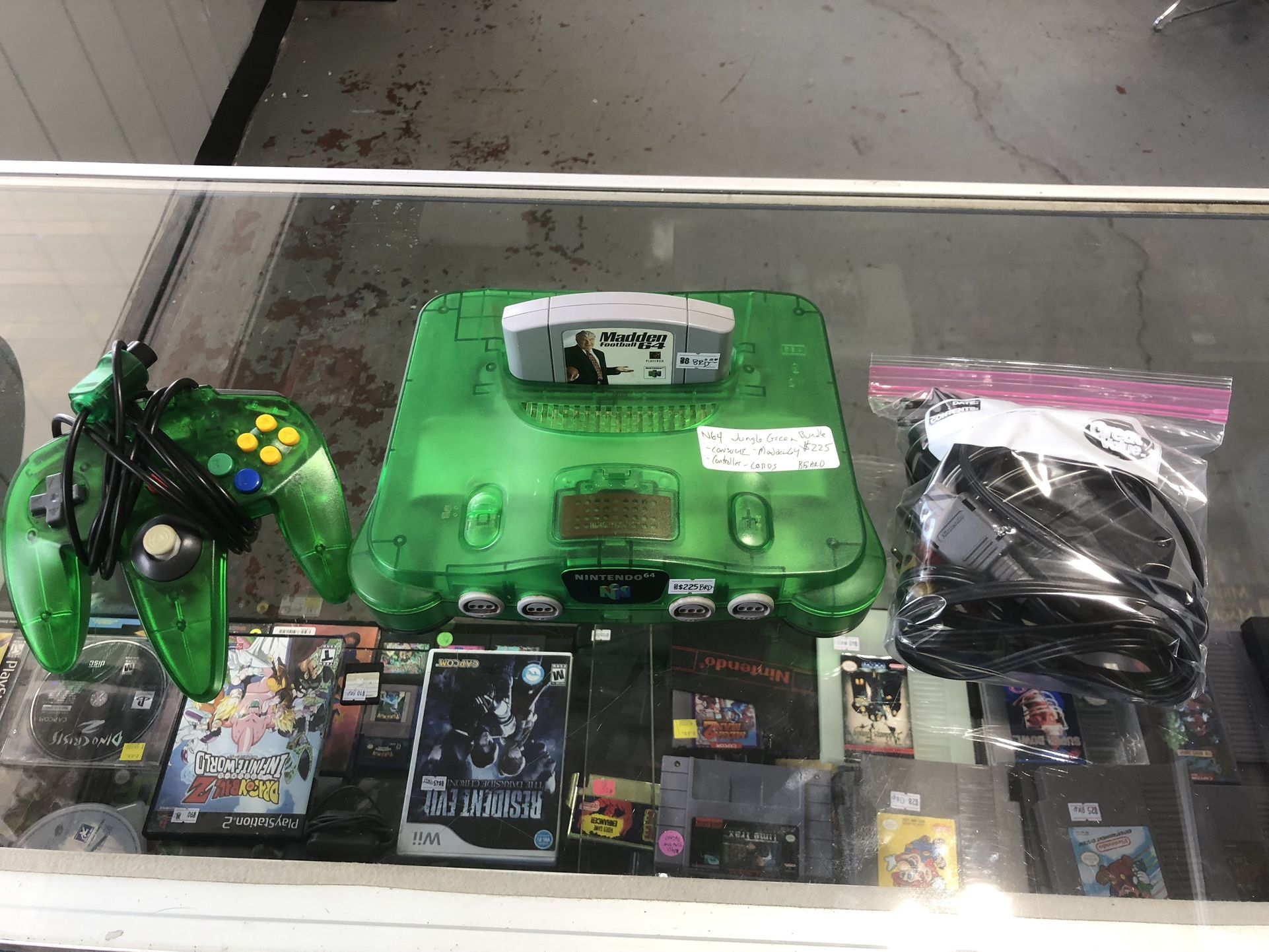 Jungle Green Nintendo 64 Console!!