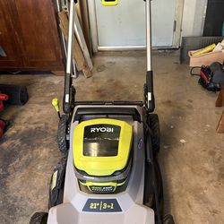 Ryoby  21” lown mower . No battery,no charger and no bag