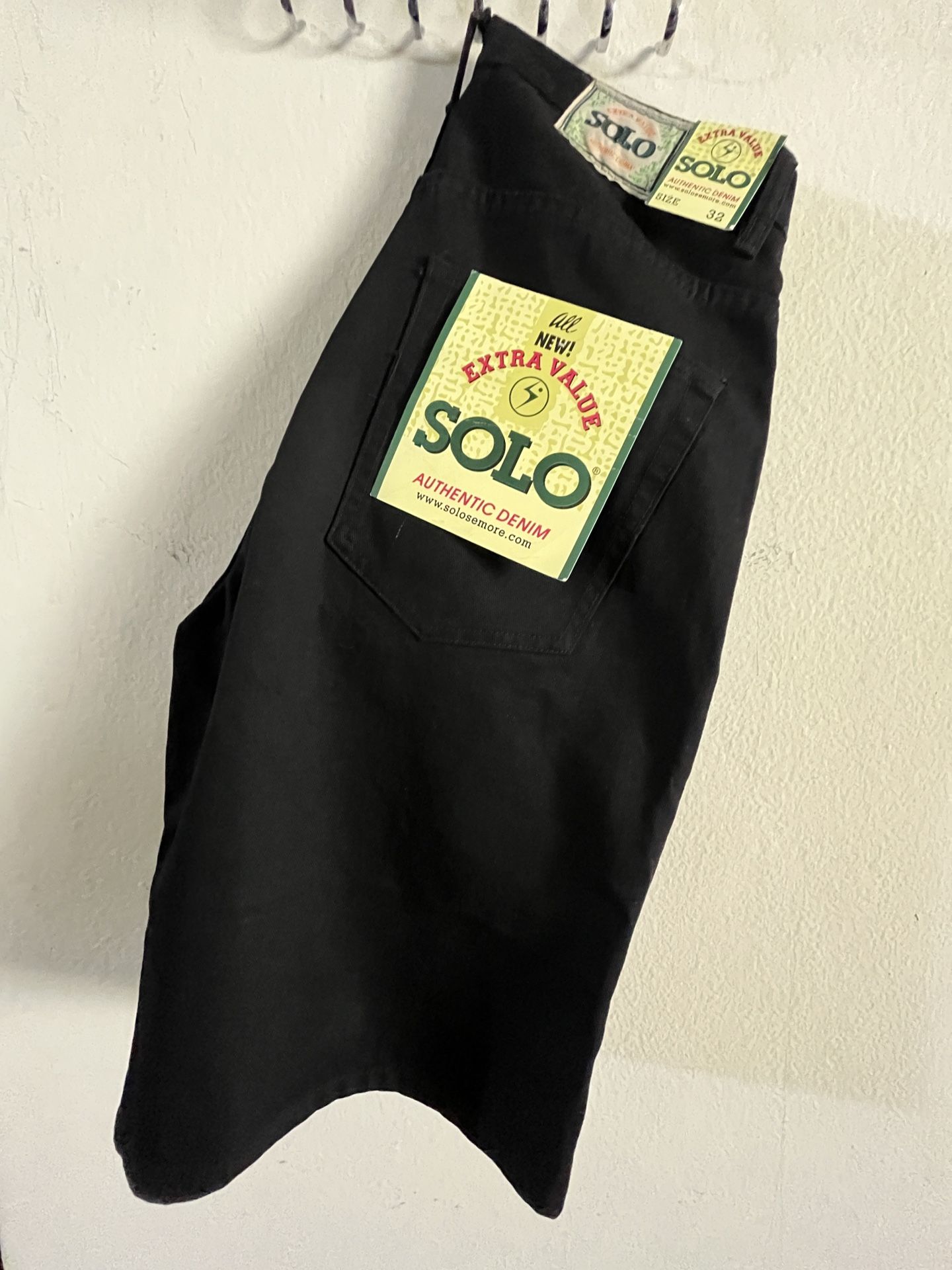 Solo Men’s Shorts “Authentic” Denim Size 32 “New”