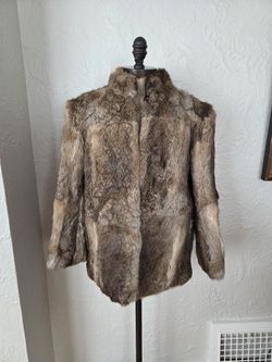 Real Rabbit Fur Jacket Size S/m NO OFFERS 