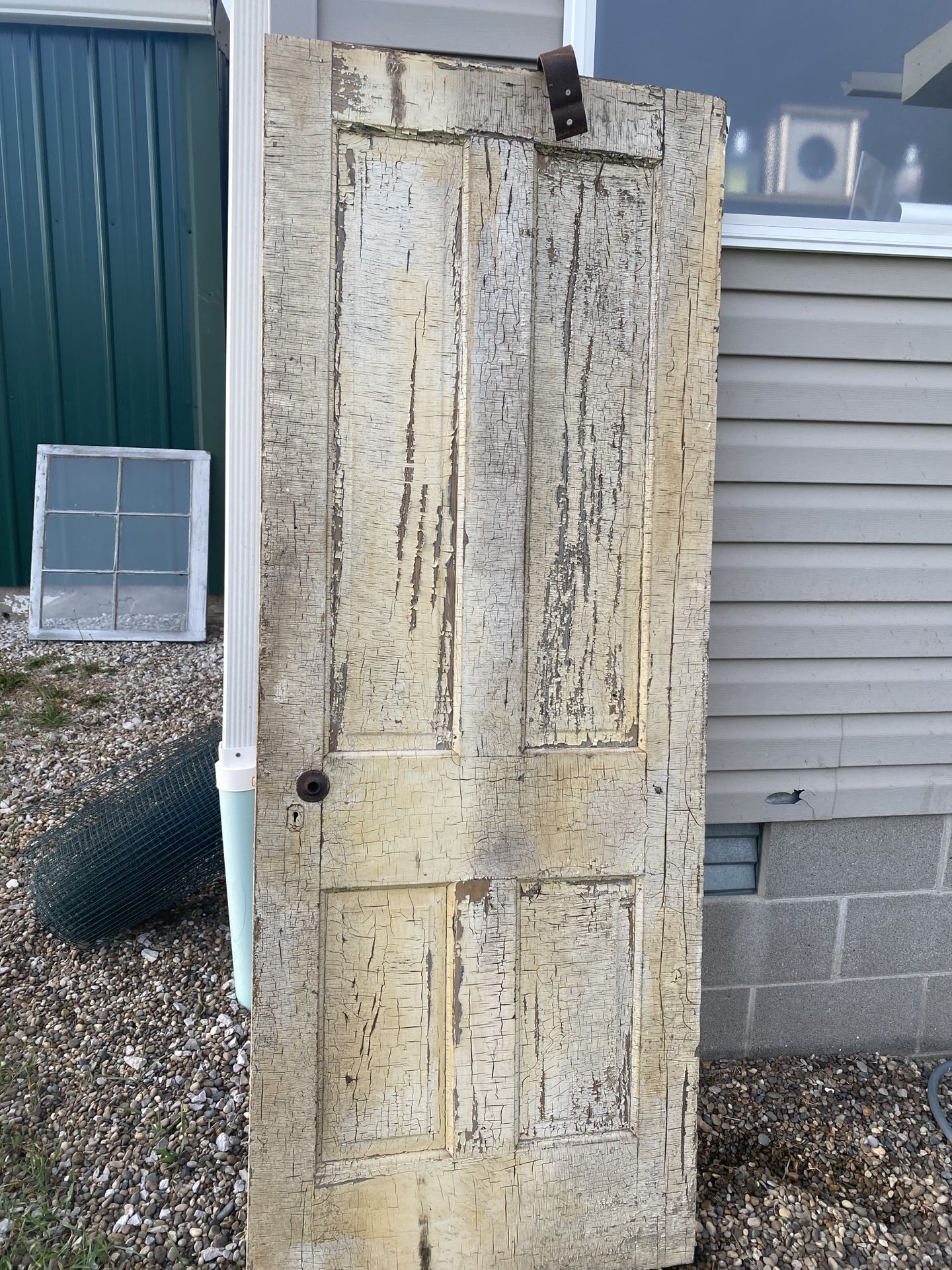 Antique doors and 10 wooden windows