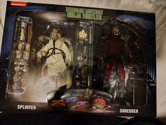 NECA Splinter and Shredder