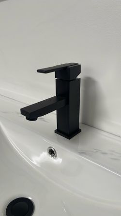 Bathroom Faucet Matte Black