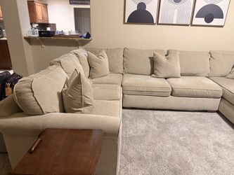 Newer sectional sofa less than 3 years old.