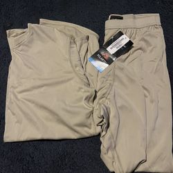 US Military Polartec  Top & Bottom Thermals Sz. Large