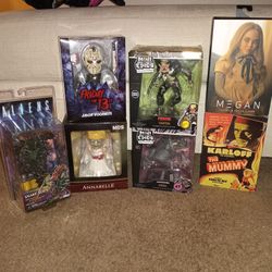 $200.00 FOR ALL 7 HORROR ACTION FIGURES BRAND NEW!!!! NOT A PENNY LESS!!!