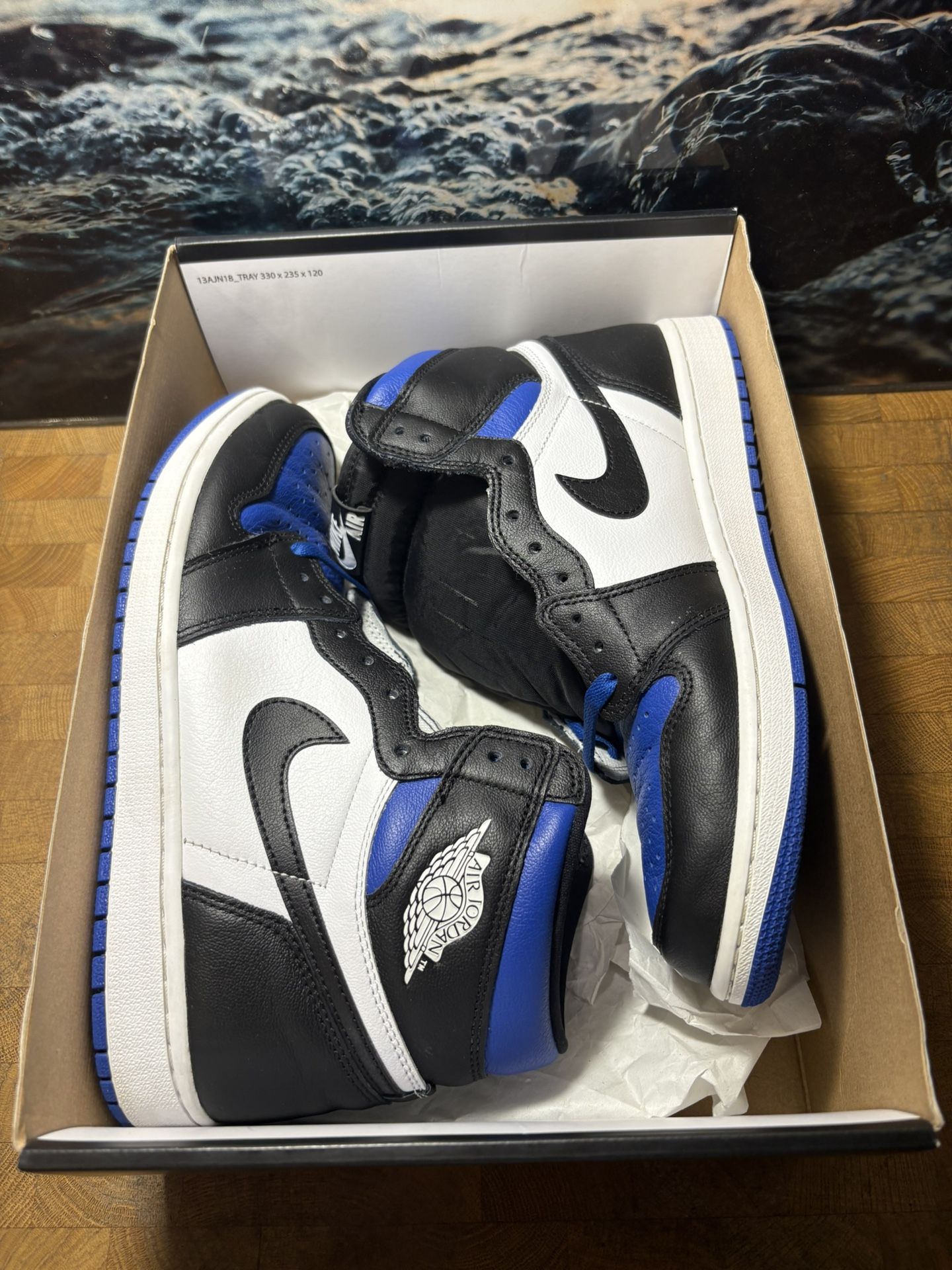 Air Jordan 1 Retro High OG Royal Toe 2020