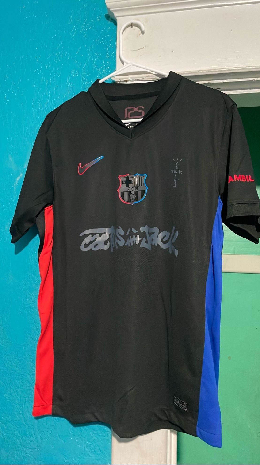 Travis Scott X Fc Barcelona Away Kit