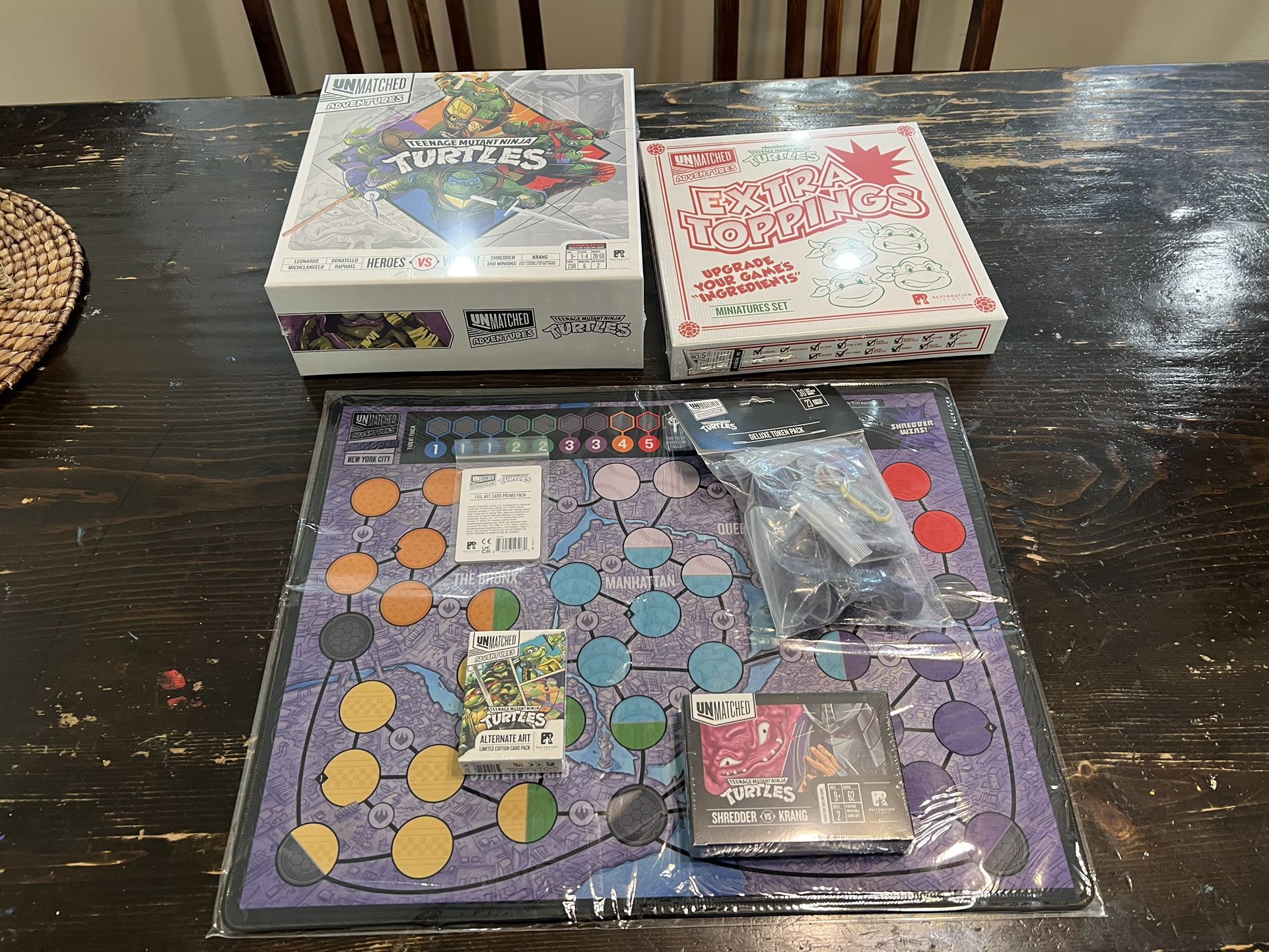 Unmatched Adventures: Teenage Mutant Ninja Turtles Board Game