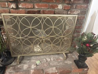 Fire Place Cover Gold (almost New)