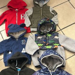Baby Boy Clothes Size 18 Mos Jacket Bundle (6pcs)