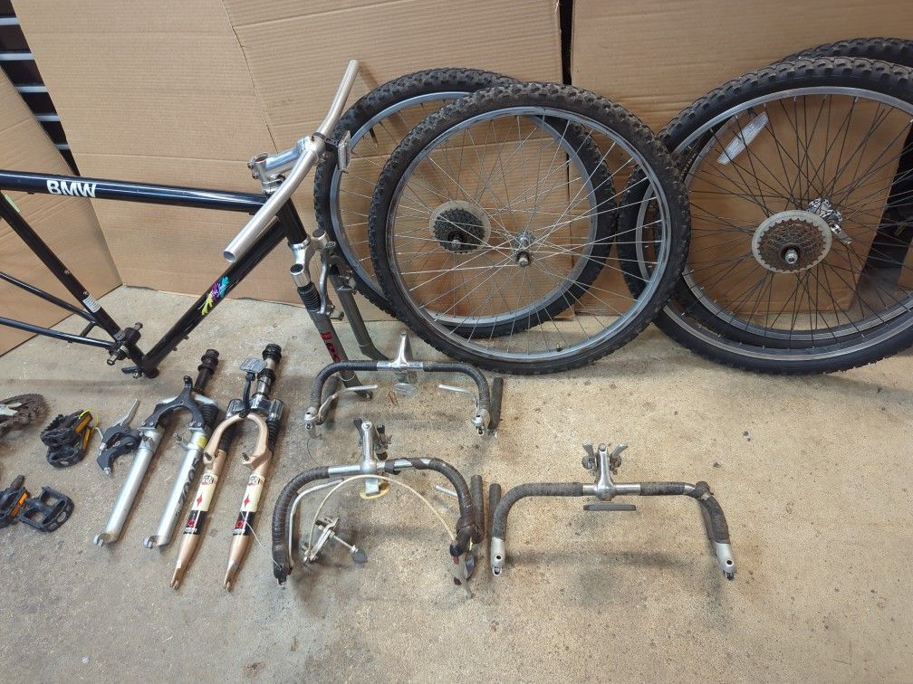 Vintage Rare Foldable BMW -MTB .And MISC. PARTS