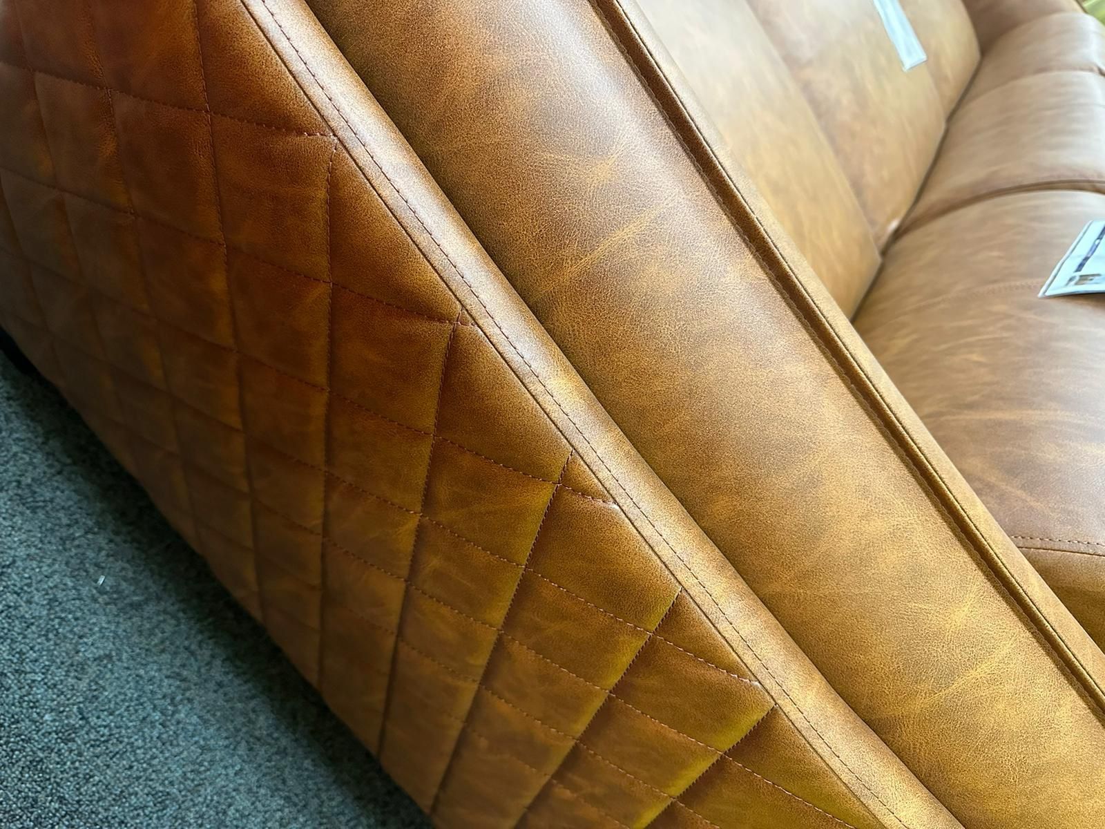 Brown Leatherette Sectional Brand New In Box Firm Price $899 NO LOWBALLERS PLEASE!!