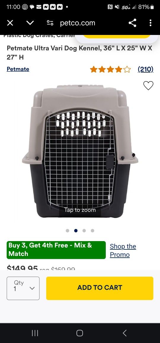 Large Animale Crate