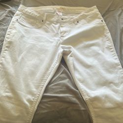 White Jean Pants