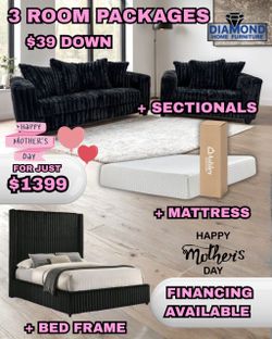 3 ROOM PACKAGES DEAL BLACK 🤓🚛🚛🤔🤪