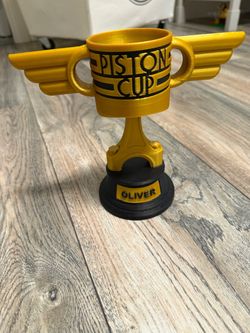 3D printed piston cup trophy