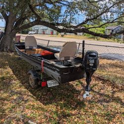 1979 Buddy Boat With 9.8 Nissan Motor