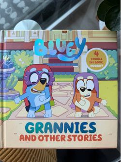 Bluey Grannies and Other Stories Hardcover Kids Book 4 Stories BBC