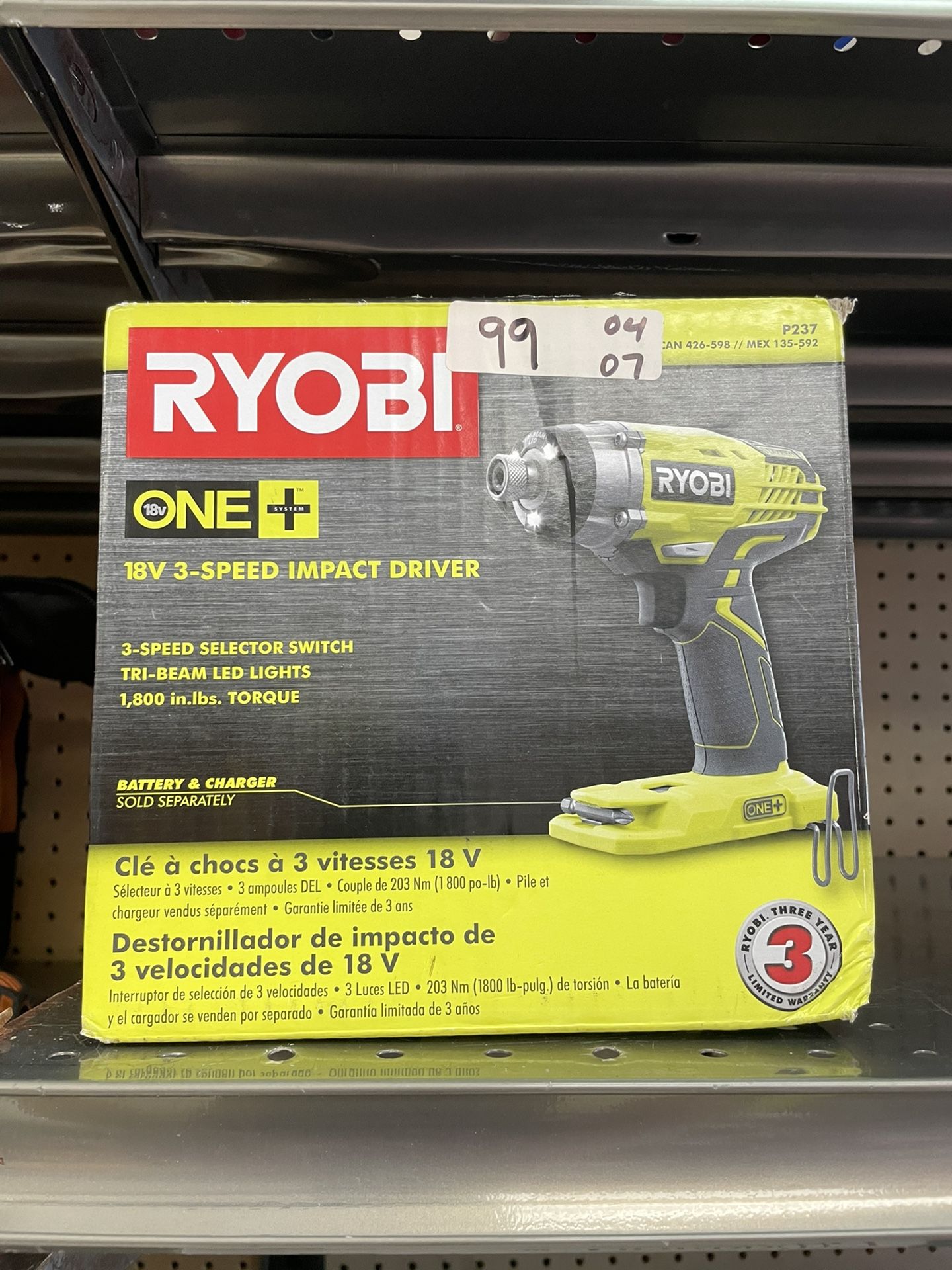 Ryobi 18v Speed Impact Driver