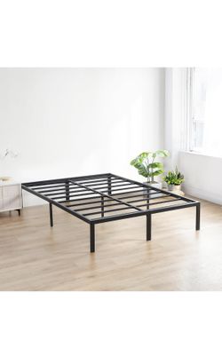 18in King Heavy Duty Steel Slat Platform Bed Frame for Bedroom - BRAND NEW STILL IN BOX