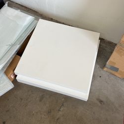 White Square Table Tops No Legs - Use As A Canvas? 