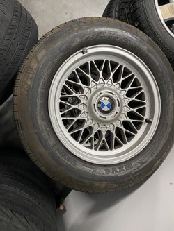 4 Original Bmw 7 Series E38 Wheels Rims And Tires 740i 740il