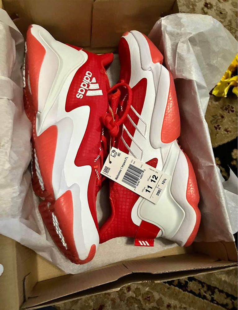 Adidas shoes for mens size 11 and 11.5 $45 each price firm , originally price $120