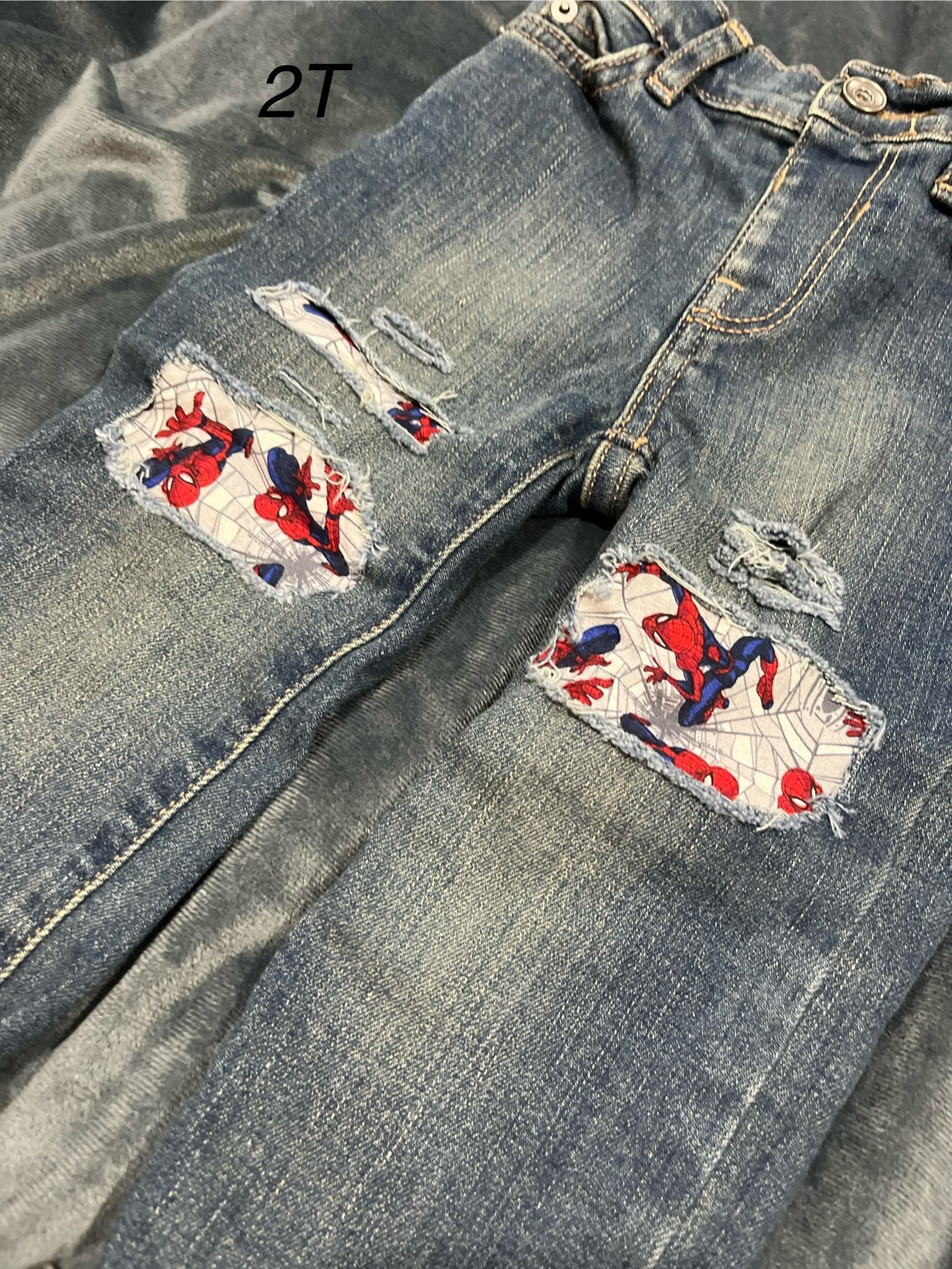 Custom Toddler Boys Spiderman Jeans