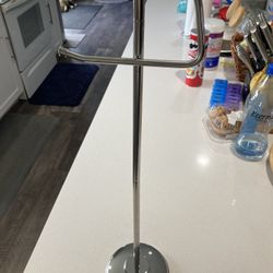 Used Metal Toilet Paper Holder Stand