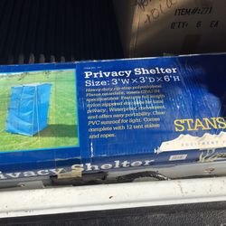 Privacy Shelter 3x3x6 New In The Box