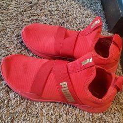 Red, Size 9, Puma (Women Shoes)